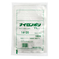 福助工業 真空袋 ナイロンポリ TLタイプ 14-20 00355233 1ケース(3000個(100個×30))（直送品）
