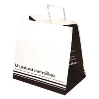 ヤマニパッケージ 紙手提袋 パティスリーバッグ ショコラ 大 20-352 1ケース(200個)（直送品）