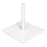 友屋 販促用品 のぼり立て台 A型 白 42265WHT 1ケース(5個)（直送品）