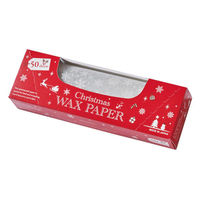 天満紙器 クッキングシート XW310BワックスペーパーBOX スノーフレーク 6090631 1袋(50個)（直送品）