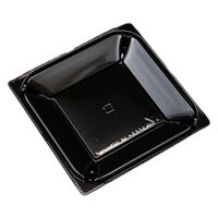 リスパック 惣菜容器 バイオ リファイン 13-16B 黒 PBPW091 1袋(50個)（直送品）