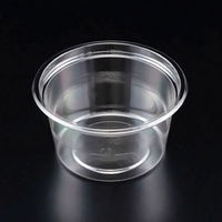 リスパック 透明カップ バイオカップ 101パイ 250 BS PBPM096 1袋(50個)（直送品）