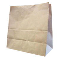 パックタケヤマ 角底袋 ハイバッグ H1000 未晒 無地 XZT00397 1袋(100個)（直送品）