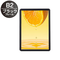 友屋 売場備品 MGライトパネルカスタム 屋内外 B2 ブラック 56118-B2 1袋(1個)（直送品）
