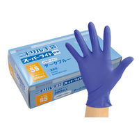 パックスタイル ニトリル手袋 PSニトリルスーパーライト 濃紺 粉無 SS 00622007 1袋(200個)（直送品）