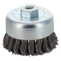 三共コーポレーション TRAD カップブラシ 鋼線ヒネリ 75mm TCBー75H 820315 1個（直送品）