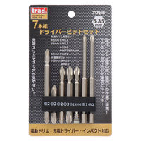 三共コーポレーション TRAD ドライバービットセット 7PC TDBー7S 820389 1セット（直送品）