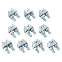 三共コーポレーション TRAD ワイヤークリップ 電気メッキ 5mm(10P) TWCー510 914032 1セット（直送品）