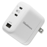 カシムラ GaN搭載AC充電器 USBA+C2 PD45W AC-076 1個（直送品）