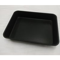 ホクリク総業 18ー8ステンレス角バット 582×421×112mm 全面1コートフッ素付 11833003F 1個 64-9621-39（直送品）