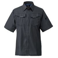 日新被服 半袖シャツ SR2531-54-L シックブラック 1枚（直送品）