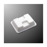 国際化工 長角皿用カバー 小 ホワイト PP115-IW 1個 64-7782-72（直送品）