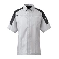 日新被服 半袖シャツ SR2631-40-3L シルバー 1枚（直送品）
