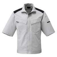 日新被服 半袖ジャンパー SR2653-40-M シルバー 1枚（直送品）