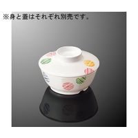 国際化工 十角浅小鉢 身 水玉 G50BF-MI 1個 64-7773-89（直送品）