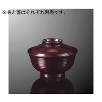 国際化工 丼 小 身 千筋内黒 A 66B-SSB 1個 64-7762-55（直送品）