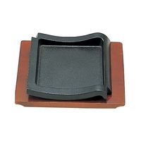 江部松商事 SN 鉄 ステーキ皿 瓦 61-6832-19 1個（直送品）