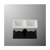 国際化工 二連角小鉢 ホワイトC E 139-IWC 1個 64-7771-03（直送品）