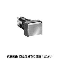 IDEC φ16 A6シリーズ 押ボタンスイッチ 長角形 白 AB6HーM2PW 1セット(2個)（直送品）