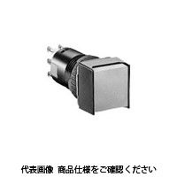 IDEC φ16 A6シリーズ 押ボタンスイッチ 正角形 青 AB6QーM2LS 1セット(2個)（直送品）