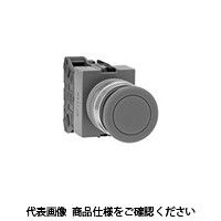 IDEC φ22 TWシリーズ 押ボタンスイッチ 中形 黒 ABW320B 1セット(2個)（直送品）
