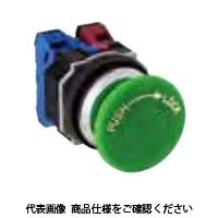 IDEC 押ボタンスイッチ(亜鉛ダイカスト製) 大形プッシュターンロック形 黄 AJD311NY 1個（直送品）