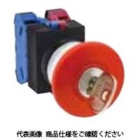 IDEC φ22 TWシリーズ 押ボタンスイッチ 大形プッシュロック鍵リセット 赤 AXW401R 1個（直送品）