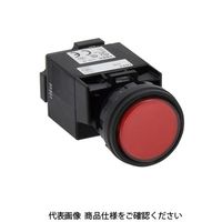 IDEC φ22 HWシリーズ パイロットライト 丸平形 記名式 LED照光 赤 HW1Pー1Q2R 1セット(2個)（直送品）