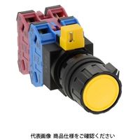 IDEC φ22 HWシリーズ セレクタ押ボタンスイッチ 黄 HW1Rー2E22N1Y 1個（直送品）