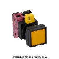 IDEC φ22 HWシリーズ 照光押ボタンスイッチ 角平形 黄 HW2LーM120H2Y 1個（直送品）