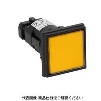 IDEC φ22 HWシリーズ パイロットライト 角平形 記名式 LED照光 黄 HW2Pー1Q2Y 1セット(2個)（直送品）
