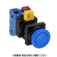 IDEC φ22 HWシリーズ 押ボタンスイッチ 角丸中形 青 HW3BーA322S 1個（直送品）