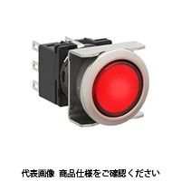 IDEC フラッシュシルエットLBシリーズ 照光押ボタンスイッチ 丸形 赤 LB6MLーM1T24WR 1個（直送品）