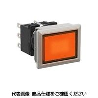 IDEC フラッシュシルエットLBシリーズ 照光押ボタンスイッチ 長角形 オルタネイト形 アンバー LB8MLーM1T21WA 1個（直送品）