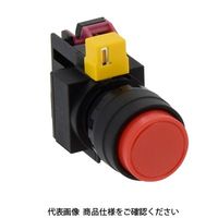 IDEC φ22 HWシリーズ 押ボタンスイッチ 突形 赤 HW1BーA201R 1セット(2個)（直送品）