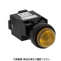 IDEC φ22 HWシリーズ パイロットライト 突形 LED照光 黄 HW1Pー2H2Y 1セット(2個)（直送品）