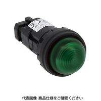 IDEC φ22 HWシリーズ パイロットライト 突形 LED照光 緑 HW1Pー2Q2G 1セット(2個)（直送品）