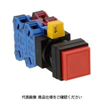 IDEC φ22 HWシリーズ 押ボタンスイッチ 角突形 赤 HW2BーA222R 1個（直送品）
