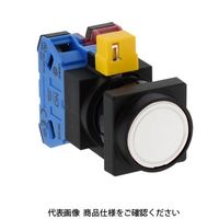 IDEC φ22 HWシリーズ 押ボタンスイッチ 角丸突形 乳白 HW3BーM120W 1セット(2個)（直送品）