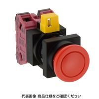 IDEC φ22 HWシリーズ 押ボタンスイッチ 角丸突形 赤 HW3BーM302R 1セット(2個)（直送品）