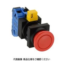 IDEC φ22 HWシリーズ 押ボタンスイッチ 角丸突形 赤 HW3BーM310R 1セット(3個)（直送品）