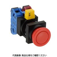 IDEC φ22 HWシリーズ 押ボタンスイッチ 角丸突形 赤 HW3BーM311R 1セット(2個)（直送品）