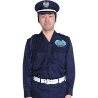 モビメントコスモ 【警備服】合服 開襟シャツ 濃紺 長袖 1401KL