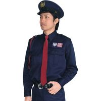モビメントコスモ 【警備服】合服 立襟シャツ 濃紺 長袖 1401TL