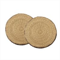 イケヒコ コート い草クッション マチ付 400×400mm ブラウン 1140530060404 1セット(2個入)（直送品）