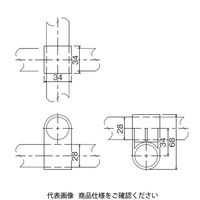 TMEHジャパン TMEHストライプパイプ用キャップ（静電ブラック） GAP-03H-E 1個（直送品）