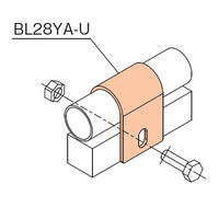 TMEHジャパン TMEH ベースロック Uタイプ BL28YA-U 1セット（10個）（直送品）
