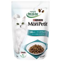 モンプチ バッグ 5種のシーフードブレンド かに・えび・鯛・かつお・まぐろ味 600g ネスレ キャットフード 猫 ドライ おやつ