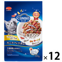 コンボ キャットフード 猫下部尿路 まぐろ味・カニカマ 国産 700g（140g×５袋）12袋