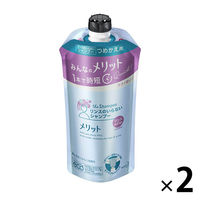 メリット リンスのいらないシャンプー 詰め替え 340ml 花王 - アスクル